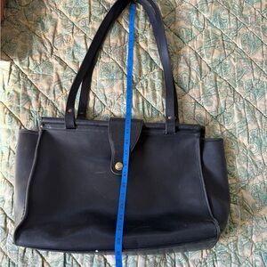 Coach, Vintage, Barclay, Large, Black Leather Bag